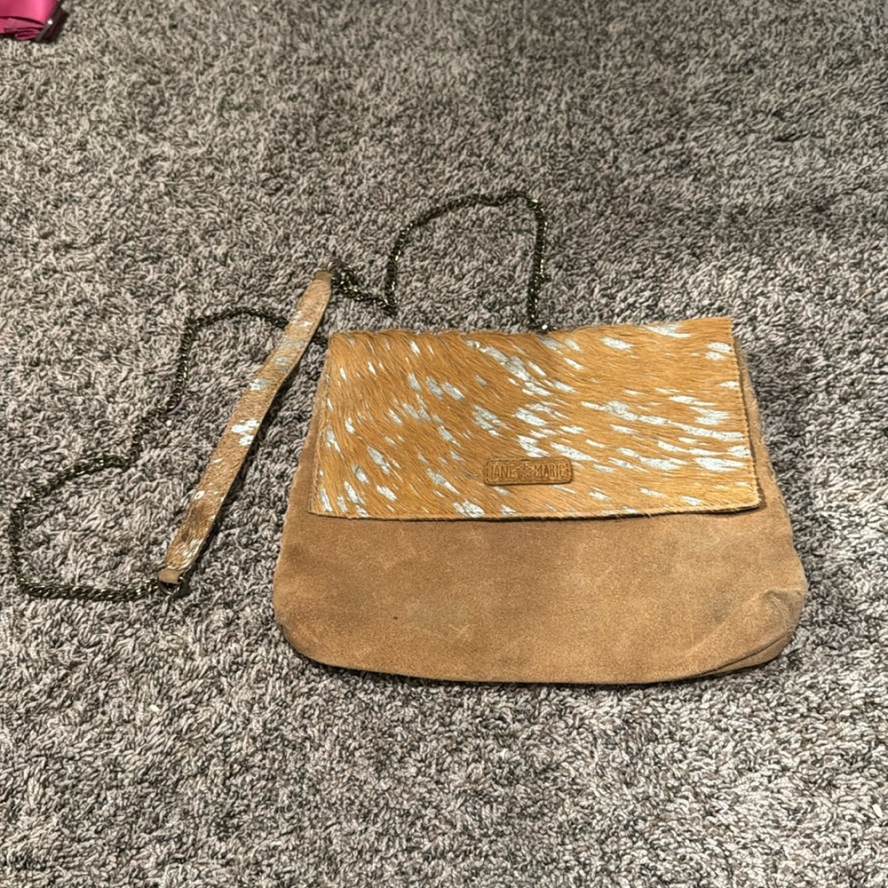 COWHIDE CROSSBODY